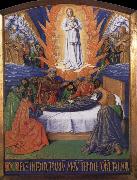 Jean Fouquet The death of the Virgin, of The golden book of the gentleman oil painting